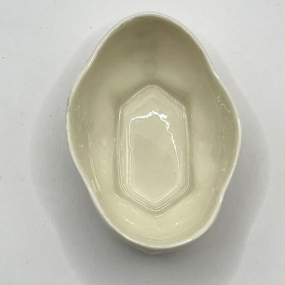 Vintage Belleek Ireland Shamrock Open Salt Cellar 7th Mark 1980-1993 - Picture 5 of 7